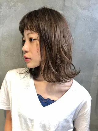ミディアム 七尾 彰観のヘアスタイル