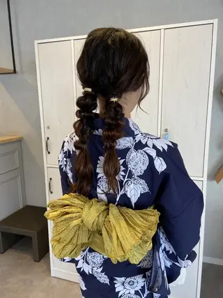 ヘアアレンジ ELLE&SALLY 石野のヘアスタイル