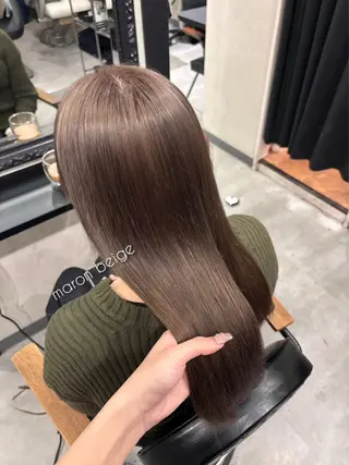 ロング ｶﾉ /暖色カラー/ バタフライレイヤーのヘアスタイル