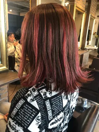 ミディアム カラー 美髪・艶髪特化美容師 RYOJIのヘアスタイル