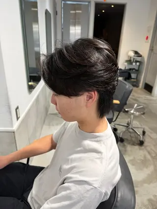 ミディアム パーマ メンズ メンズカットパーマ ✂️ JOYAのヘアスタイル