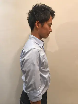 ショート パーマ メンズ 中村 梨沙のマツエク・マツパデザイン