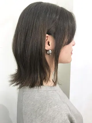 ミディアム カラー メンズ縮毛矯正 細谷碧海のヘアスタイル