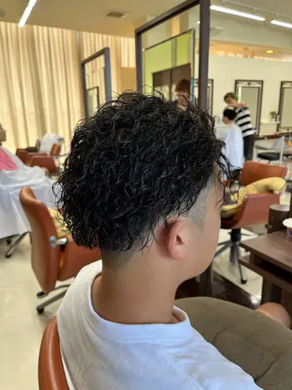 ショート パーマ メンズ 🧊メンズ特化🧊 高木航希のヘアスタイル