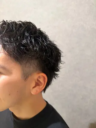 ショート パーマ メンズ 小白井 由美のヘアスタイル