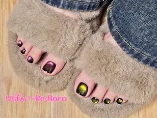 ショート りぼん Re:Bonrのネイルデザイン