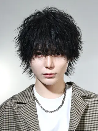 パーマ 角戸 嵐のヘアスタイル