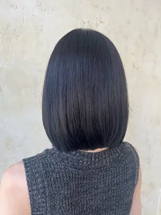 ミディアム カラー モデル 募集中🧸佐藤 李桜のヘアスタイル
