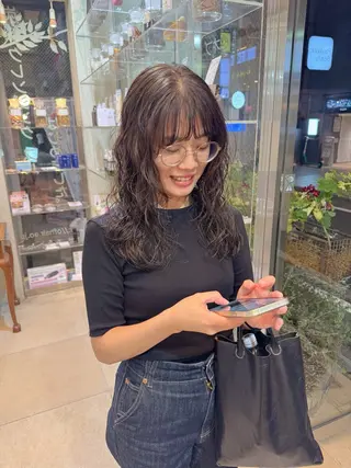 パーマ 樋口 夏希のヘアスタイル