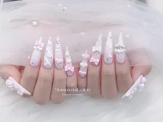 ネイル MoMoA Nail ネイル長さ出し専門店のネイルデザイン