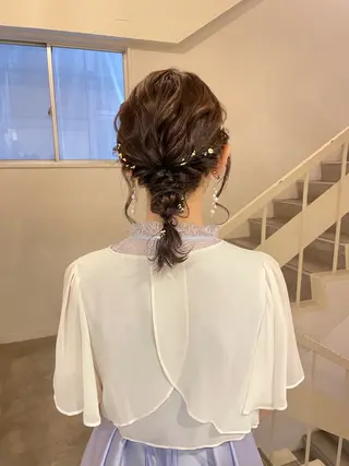 ミディアム ヘアアレンジ 谷川 未来のヘアスタイル