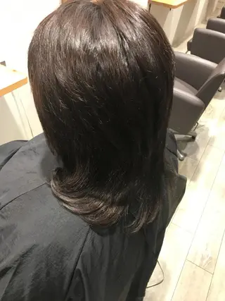 ミディアム 宮脇 雄司のヘアスタイル