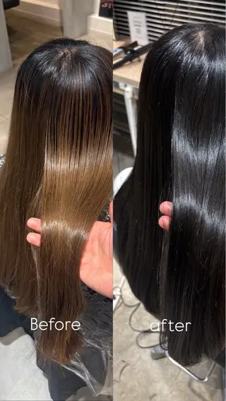 ロング 本荘 波音のヘアスタイル