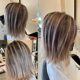 ミディアム カラー 浅川 実行のヘアスタイル