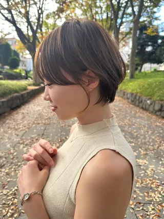 ショート 縮毛矯正/レイヤー taiga🧡のヘアスタイル