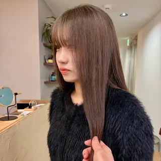 ロング カラー カット強化中🤎 原亜希子のヘアスタイル
