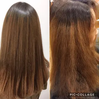 ロング パーマ 海外風レイヤーカット 👑店長 平松 由のヘアスタイル