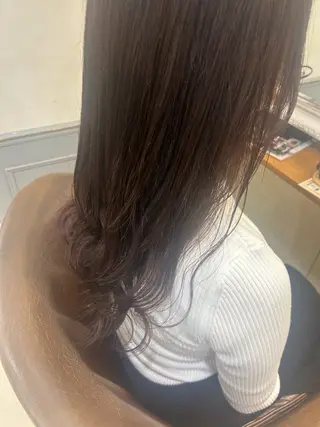 セミロング 韓国ヘアー🇰🇷 MIWAのヘアスタイル