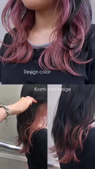 カラー MIYUU心優/ ナチュラルヘアのヘアスタイル