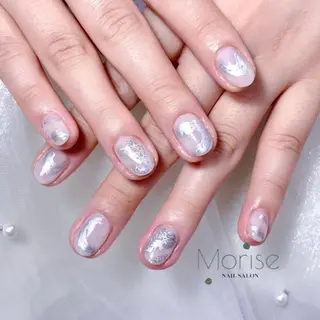 ネイル MoriseNail Jr研修💜イシダのネイルデザイン