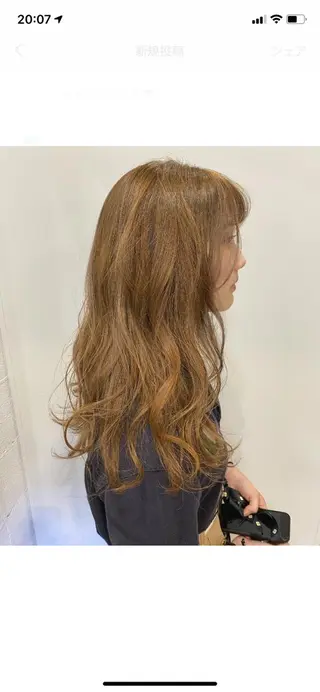 ロング カラー ヘアアレンジ satsuki レイヤー・暖色のヘアスタイル