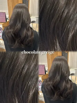ロング カラー 韓国ヘア ‎⟡.·KANA🐥のヘアスタイル