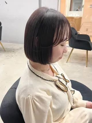 ショート 盛れる透けカラー🎀 似合わせ/uiのヘアスタイル