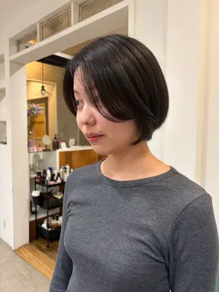 ショート カラー ヘアアレンジ 無料カットモデル‪✨ ✂️Nanami🌷のヘアスタイル