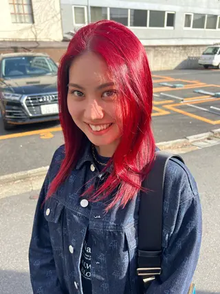 セミロング MIZUKI 〰️🤍のヘアスタイル