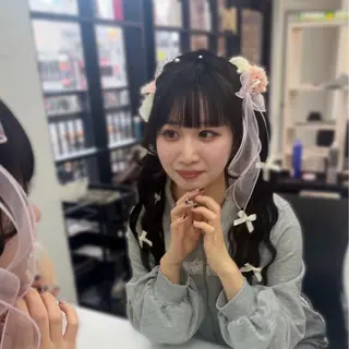 ロング ヘアアレンジ 艶カラー💕カット 💕みゆう💕大宮のヘアスタイル