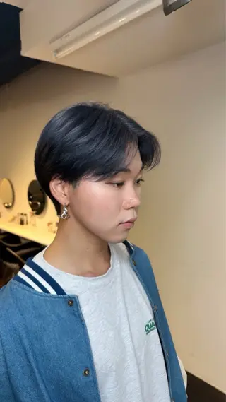 カラー メンズ 韓国レイヤー🇰🇷 艶髪💎renのヘアスタイル