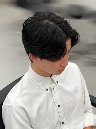 ショート パーマ メンズ スパイキーショート/ 海外風特化/田代悠大のヘアスタイル