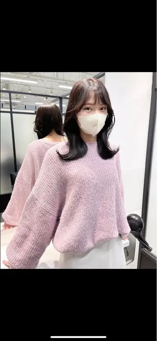 セミロング 韓国レイヤーカット 髪質改善▫️水野有真のヘアスタイル
