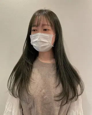 ロング カラー 悦喜 雅史のヘアスタイル