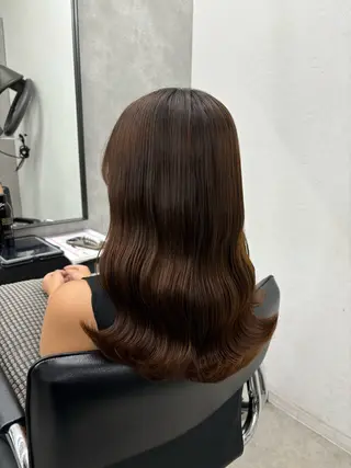 ロング 梅雨対策すぐ巻ける ☔️縮毛矯正勝倉　麗のヘアスタイル