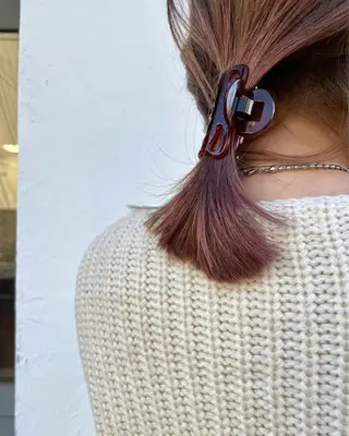 ミディアム カラー ヘアアレンジ KYOKA .のヘアスタイル