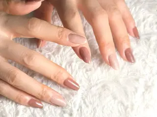 ネイル BURGUNDY hirokoのネイルデザイン