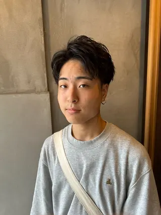 パーマ メンズ 朝楽美髪✨推奨 ◎店長◎Keitaのヘアスタイル