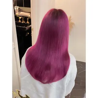 ロング カラー miyu /トレンド カラー×艶髪のヘアスタイル