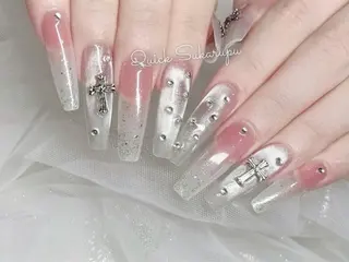 ロング Quick Sukarupuのネイルデザイン