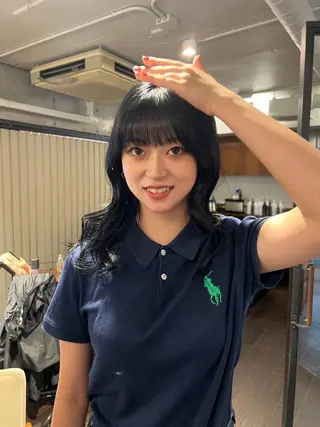セミロング カラー NERO 松井 隆人のヘアスタイル