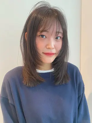 ミディアム カラー mai / linoah˚✧のヘアスタイル