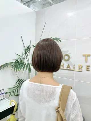 ショート カラー 本格ヘッドスパ🌴 ×ヘア　佐藤のヘアスタイル