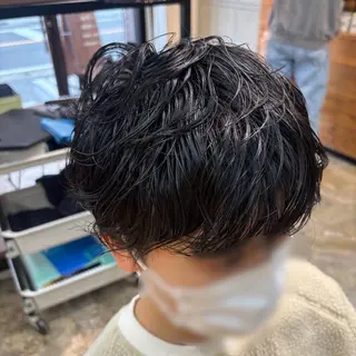 パーマ メンズ TSUBASA 🪽のヘアスタイル