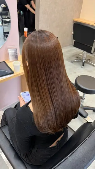 ロング カラー 🎀透明感カラー /ハイトーン🎀のヘアスタイル