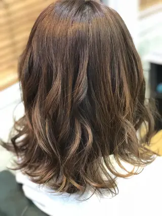 ミディアム カラー 増山 大起のヘアスタイル