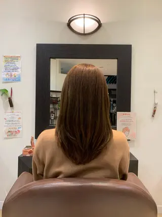 セミロング 保井 実奈美のヘアスタイル