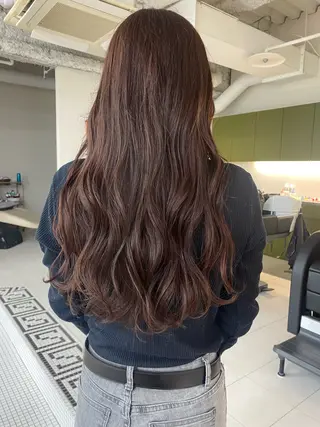 ロング カラー LUVISM新潟🎀 透明感カラー/ミユのヘアスタイル