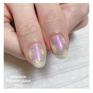 ミディアム ネイル 🐾enen style 🐾のネイルデザイン