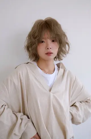 ショート カラー らん カラーモデル募集中のヘアスタイル